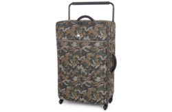IT LuggageQuilted Camo Suitcase 4 Wheel - Jungle
